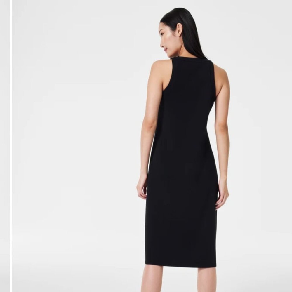 Spanx AirEssentials Side Stripe Racerback Midi Dress